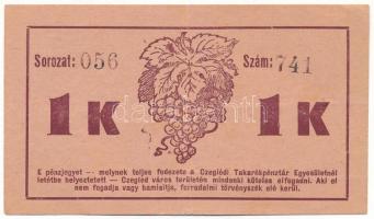 Cegléd 1919. 1K "Czegléd Városi Pénztár" T:F Adamo CEG-1.1
