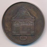 1984. "Hódmezővásárhely / Szeged Tourist" bronz emlékérem (42,5mm) T:UNC patina