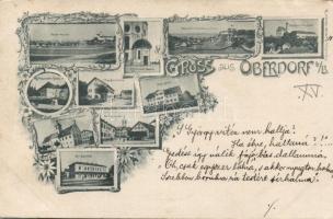 Oberdorf with Railway-station, hospital