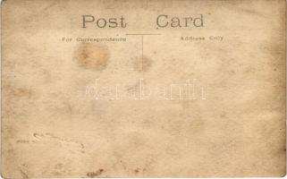 ~1920 Belfast (Northern Ireland), Shore Road, Schneider Atelier, workers having fun. photo (EK)