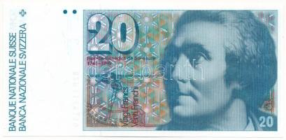 Svájc 1981-1983. 20Fr T:UNC Switzerland 1981-1983. 20 Francs C:UNC Krause P#54