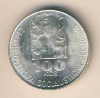 Csehszlovákia 1978. 100K Ag "Julius Fucik" T:1/2+