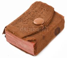 Gerh. Jacob: The Little Webster. Liliput Dictionary. Kiadói bőr kötés, viseltes állapotban