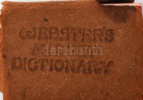 Gerh. Jacob: The Little Webster. Liliput Dictionary. Kiadói bőr kötés, viseltes állapotban