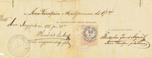 1886 Árvaváralja, Storch Vendel (1827-1886 után) 1848-49-es szabadságharcos, komáromi várőr és csalá...