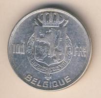 Belgium 1948. 100Fr Ag "4 király" T:3