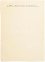 Szovátagyógyfürdő Rt. fejléces levélpapír