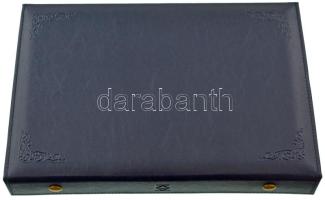 "Pro Collect" műbőr borítású éremtartó doboz 3db kivehető tálcával, összesen 60 férőhellye...