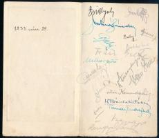 Bajor Ágost (1892-1958): Ave Gabriella 1933. Rézkarc, papír, jelzett, lap belsejében Bajor Ágost, vi...