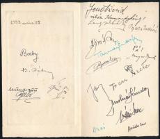 Bajor Ágost (1892-1958): Ave Gabriella 1933. Rézkarc, papír, jelzett, lap belsejében Bajor Ágost, vi...