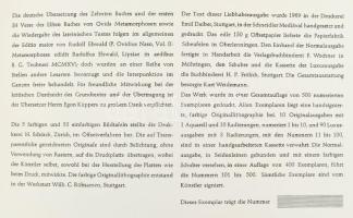 Ovid: Metamorphosen. Buch X. Mythen um Orpheus. Illustriert von Manfed Henninger. Übersetzt von Erns...