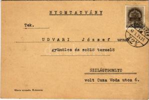 1942 Kolozsvár, Cluj; Erdélyi Hivatásos Kertészek Egyesülete Meghívó alapszabály módosító közgyűlésr...