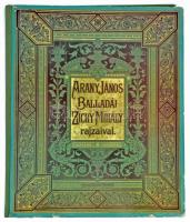 Arany János balladái. Zichy Mihály rajzaival. Facsimile kiadás. Bp., 1990, Téka (Pátria-ny.) Az 1896-ban a Franklin-Társulat által kiadott könyv hasonmása. Kiadói félvászon-kötés, kissé kopott, sérült, a fűzéstől részben elvált borítóval.