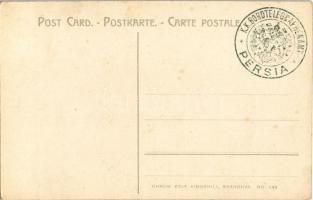 China, Chinese restaurant and tea house. Chrom. edit. Kingshill Shanghai No. 149. + "K.K. BORDT...