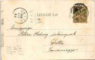 1904 Kolozsvár, Cluj; Magyra királyi honvéd laktanya. Schuster Emil kiadása / military barracks (fa)