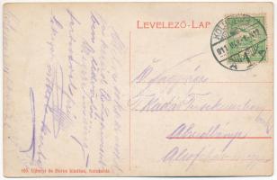 1911 Kolozsvár, Cluj; Fellegvári kaszárnya, katonák. Újhelyi és Boros kiadása / castle's milita...