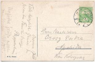 1912 Ada Kaleh, Kikötő a Dunán. M.G. kiadása Orsova / Landungsplatz / Danube port (EK)