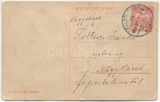 1909 Felsőbánya, Baia Sprie; Fő utca, Korona szálló, vendéglő és étterem, Dácsek Péter üzlete és saj...