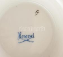 Herendi váza, kézzel festett virágmintával, másodosztályú jelzéssel, hibátlan, m: 22,5 cm