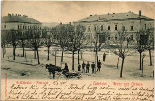 1901 Orsova, Erdőhivatal. Hutterer G. kiadása / Forestamt / forestry office (EK)