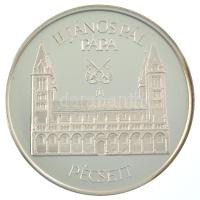 Fritz Mihály (1947-) 1991. "II. János Pál Pápa Pécsett / 1991. Augusztus 16-20" peremen je...