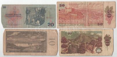 Csehszlovákia 1960-1988. 10K-50K (9db, 5xklf) T:F,VG
Czechoslovakia 1960-1988. 10 Korún - 50 Korún ...