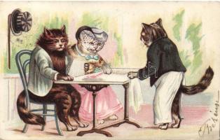 Cat café litho (EB)