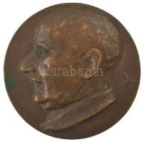 Lévi (Lambda) Vilmos 1938. "Rockenstein Samu félszázados szakmai munkásságának emlékére" bronz emlékérem "LUDVIG BP" gyártói jelzéssel (60mm) T:XF