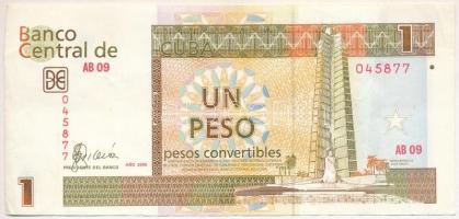 Kuba 2006. 1KP "AB09" T:F Cuba 2006. 1 Convertible Peso "AB09" C:F Krause P#FX46
