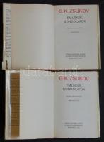 1976 G.K. Zsukov: Emlékek, gondolatok két teljes kötetben, Zrínyi katonai kiadás, Budapest