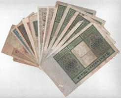 Német Birodalom / Weimari Köztársaság 1910-1923. 2M-1.000.000.000M (14x) T:F-G közte anyaghiány
Ger...