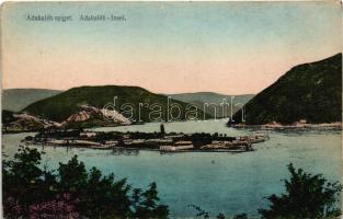 Ada Kaleh. J. Mihalovitzki kiadása + "Kommando des K.u.k. Spitaldampfer "Széchenyi"