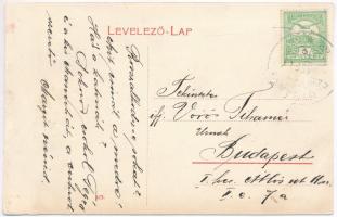 Selmecbánya, Schemnitz, Banská Stiavnica; Látkép a főiskolákról nézve / view from the academy (EB)