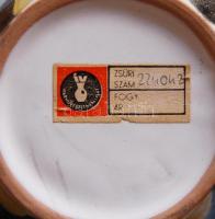 Az iparművészeti vállalat által zsűrízett öblös váza, szép állapotban és 19cm-es magassággal / Vase ...