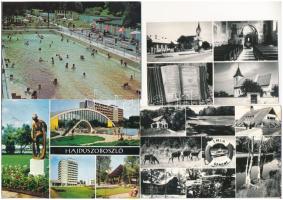 37 db MODERN magyar város képeslap vegyes minőségben