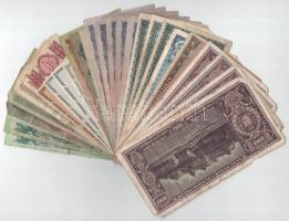 30db-os vegyes, nagyrészt Pengő bankjegyekből álló tétel T:F-G közte szép papír