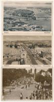 Budapest - 6 db régi képeslap vegyes minőségben