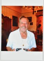 Rudas Ferenc (1921-2016) válogatott labdarúgó, edző által aláírt focilabda (UEFA EURO 2012 európa-ba...