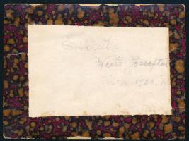 1926 Weisz József (az 1910-es években az MTK labdarúgója?) dedikált fotója, hátul a szélei ragasztás...