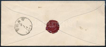 1871 5kr levélen "MADARAS" - Pest