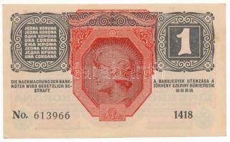 1916. 1K "1418 613966" T:AU apró anyaghiba
Adamo K3