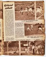 1954-1955 Képes Sport c. újság össz. 39 db száma (1954 - 24 db; 1955 - 15 db), vegyes állapotban