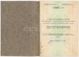 1948. "Magyar Nemzeti Bank Tisztviselőinek Takarék- és Hitelszövetkezete mint az Országos Közpo...
