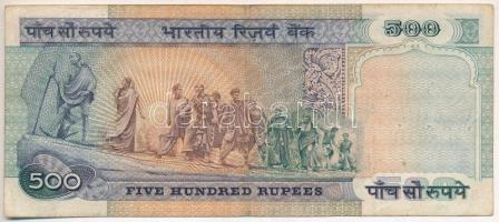 India 1992. 500R T:F tűzőgép ly.
India 1992. 500 Rupees C:F stapler holes
Krause P#87c