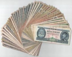 44db-os Pengő és kisebb részben Forint bankjegy tétel T:F,VG