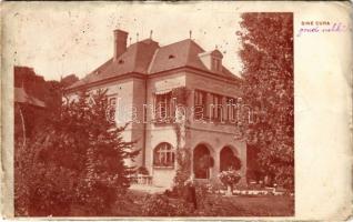 1921 Budapest XII. Svábhegy, "Sine Cura" Dollinger Gyula villája a Béla király úton (gyűrődések / creases)