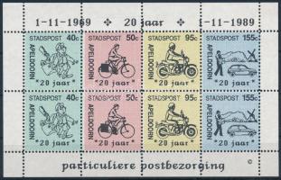 Hollandia 1989 Apeldoorn városi posta bélyegek kisív
