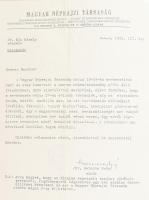 cca 1955-1991 Ifjabb Kós Károly (1919-1996) magyar néprajzkutató, muzeológus levelezése, közte csalá...