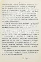 1955 Vas Zoltán (1903-1983) kommunista politikus gépelt levele Gerő Ernőnek, a kettőjük között fenná...