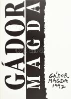 Gádor Magda: Szobrok és rajzok. Sculptures and drawings. Keserü Katalin tanulmányával. Study by Katalin Keserü. Szerk. Bálványos Anna. Ford.: Regős Anna. Csepel, 1997, Kék Iskola Galéria. Gazdag képanyaggal, a művész munkáinak reprodukcióival illusztrált. Kiadói papírkötés.